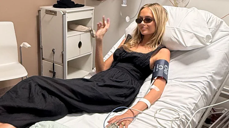 DELER BILDE: Emma Ellingsen har lagt ut dette bildet på sosiale medier.