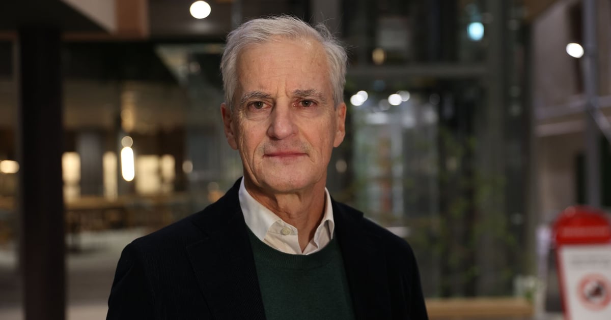 Jonas Gahr Støre: – Understreker alvoret i saken - TV 2