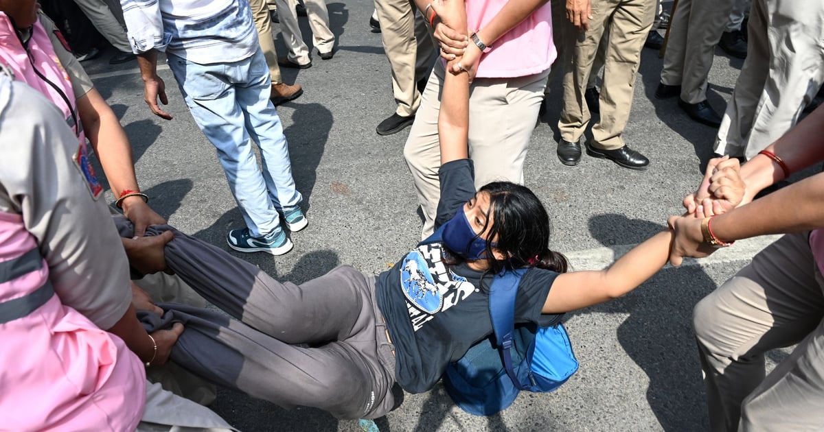New Delhi Protests Lead to Thousands of Arrests