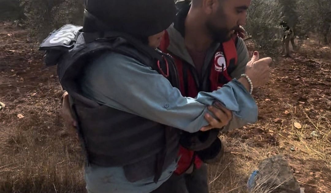 Photo: TV 2 US Photographer Heidi Levine Sustains Fractured Vertebrae in West Bank Settler Attack