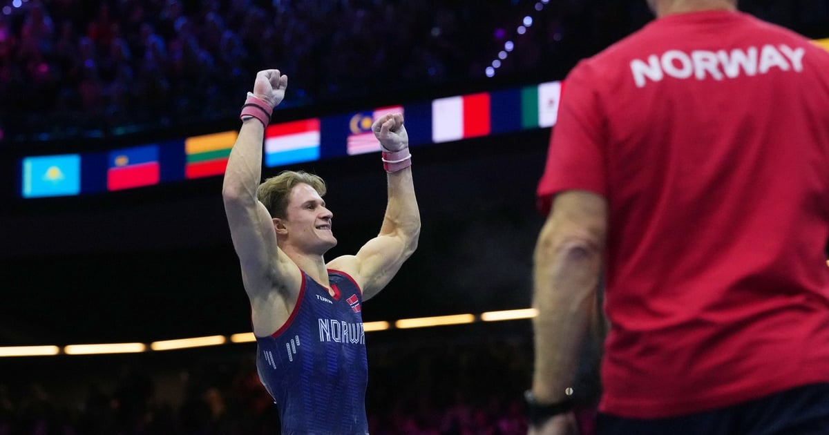 Vm Play Historisk norsk medalje: Sebastian Sponevik tok bronse i turn-VM - TV 2